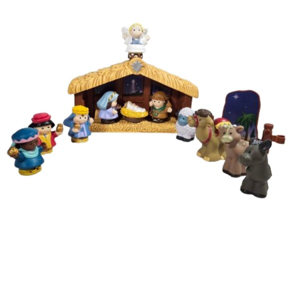 Fisher Price Little People Nativity Manger Scene Christmas Decoration Christmas - Picture 1 of 13